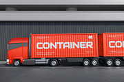 Container Truck Mockup, a Cups & Container Mockup by Unerispace (Thumbnail 5 of 5)
