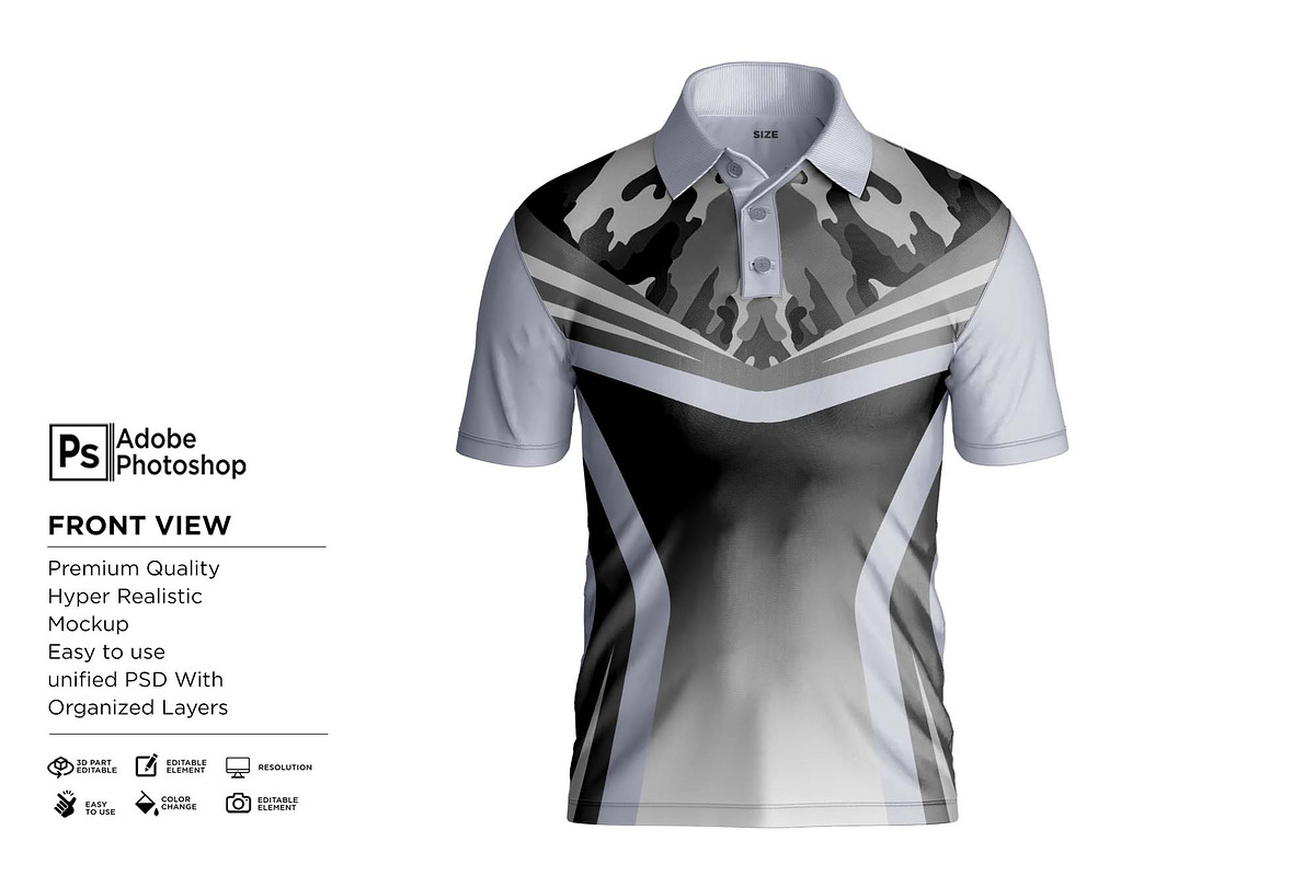 Polo T-Shirt Short Sleeve Mockup, a Hoody Mockup by Nanggroe Scripting (Photo 2 of 9)
