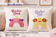 Rainbow Animal Mascot illustrations, an Animal Illustration by FaliushViktoriaArtist (Thumbnail 10 of 10)