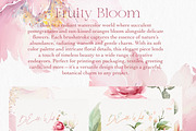 Watercolor botanical fruity flowers, a Decorative Illustration by Edith’s World (Thumbnail 2 of 10)