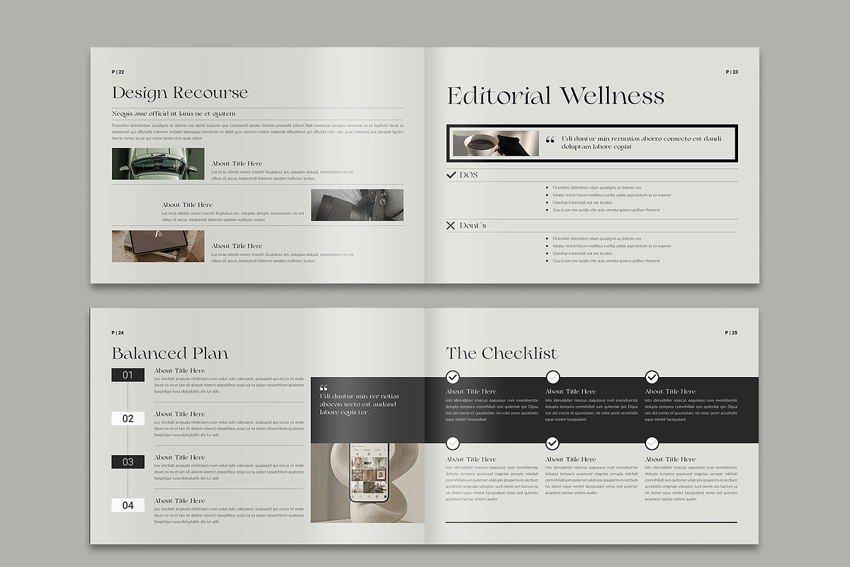 Editorial E-book Landscape Canva, a Brochure Template by NorthPeak (Photo 6 of 8)