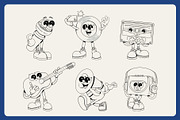 Musical Party - Character Collection, an Illustration by Alina Sh (Thumbnail 7 of 9)