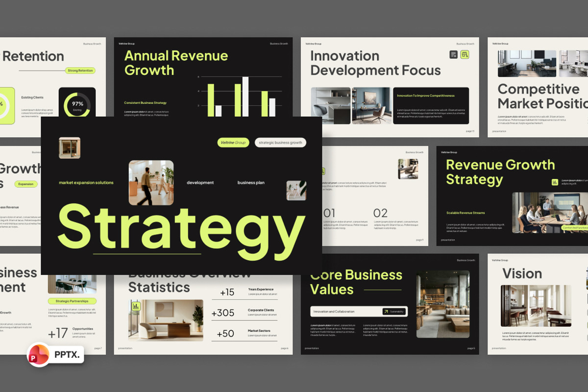 Business Development PowerPoint, a Presentation Template by Loin Studio (Photo 1 of 4)