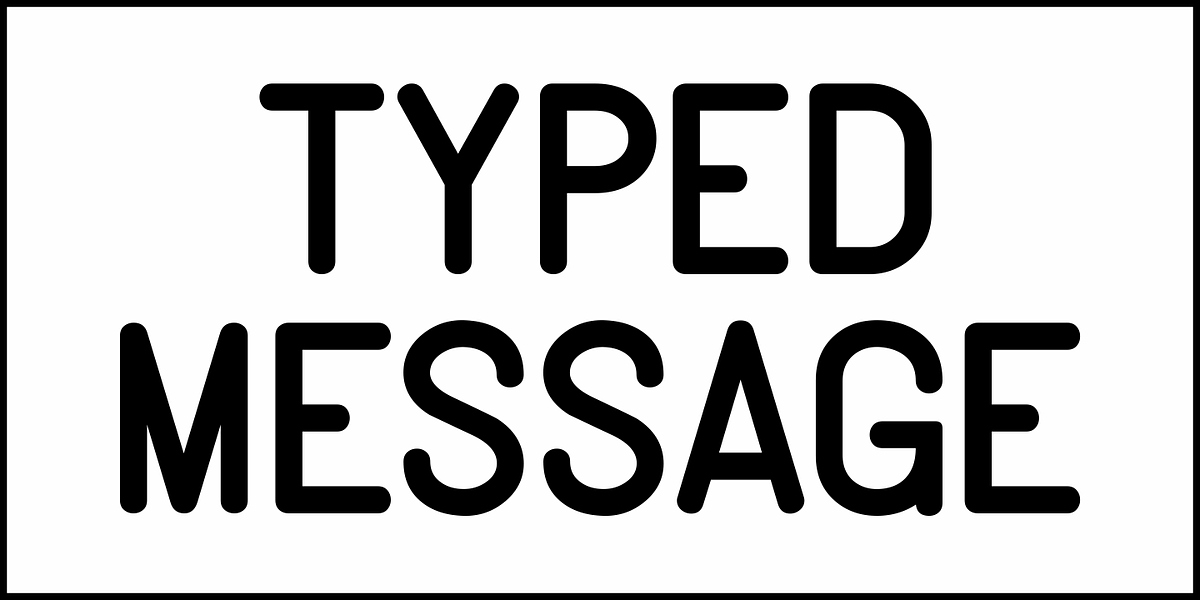 Typed Message JNL, a Font by Jeff Levine Fonts (Photo 2 of 5)