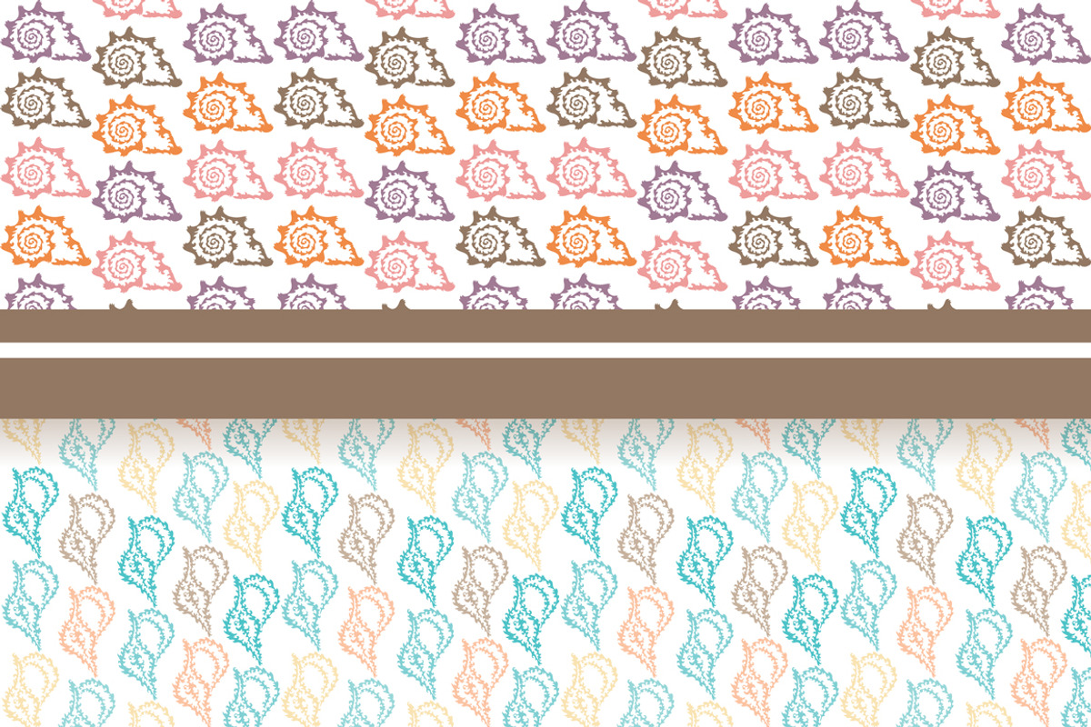 Marine Seamless Patterns preview 5