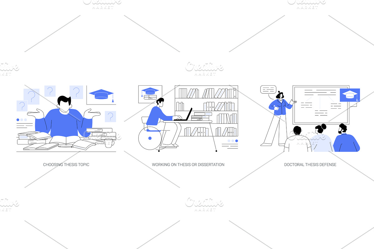 Doctor of Philosophy isolated, an Education Illustration by Visual Generation