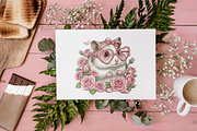 Valentine Animals with Roses PNG, an Animal Illustration by KennedyStudio (Thumbnail 5 of 5)