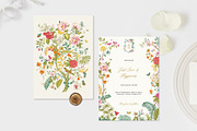 Bloom. Chinoiserie inspired, a Decorative Illustration by olga.korneeva (Thumbnail 2 of 12)