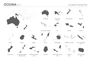 233 Silhouettes of Countries, an Education Illustration by asantosg (Thumbnail 10 of 26)