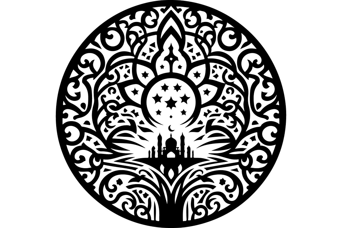 Fantasy Nature Laser Cut Set, an Object Graphic by jahid234 (Photo 3 of 13)