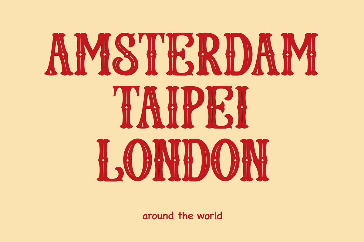 Circus Christmas Font - Fancy Font, a Serif Font by ariodsgn (Photo 7 of 9)