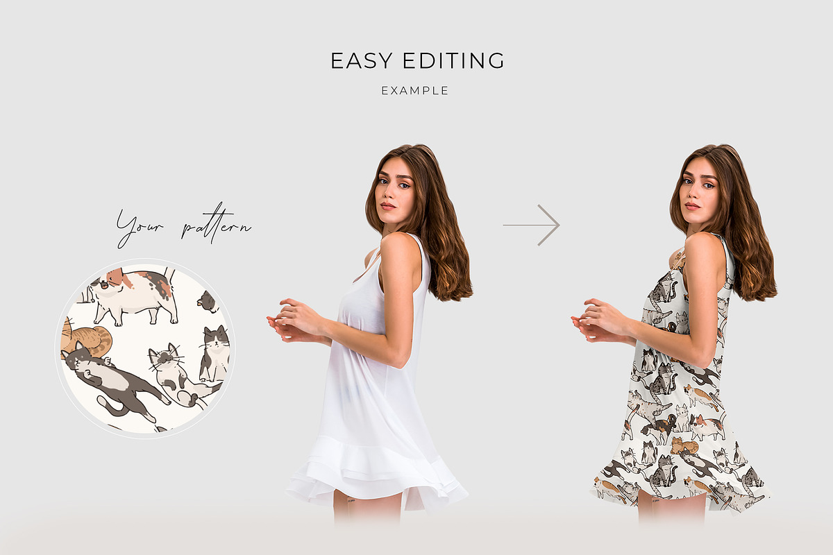 Dress Mockup Template Set, an Apparel Mockup by Neutral Mockups (Photo 5 of 8)