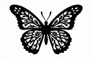 Flying Butterfly Vector Silhouette, an Illustration by Amazin_art (Thumbnail 11 of 21)