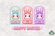 Bunny Coquette Bow PNG, Easter Bunny, an Illustration by Craft Nest (Thumbnail 2 of 6)