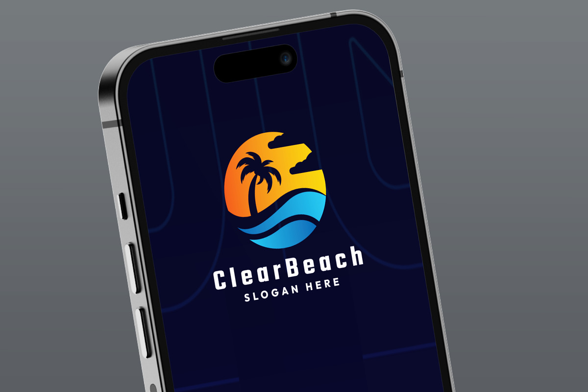 Clear Beach View Resort Logo, a Branding & Logo Template by Design_Planet (Photo 3 of 4)