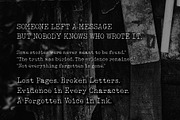 Yestertype Classic grunge typewriter, a Serif Font by HypeWorksCo (Thumbnail 5 of 12)