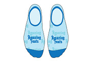 Crew Socks - Template Mockup, an Apparel Mockup by Mark Anthony Media (Thumbnail 3 of 4)