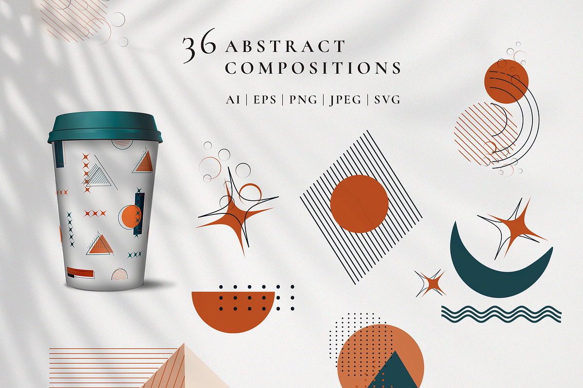 Art geometric: abstract shapes, an Object Graphic by Graphic Art (Photo 5 of 8)