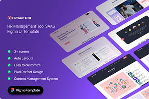 HRFlow TNC – HR SaaS Figma UI Kit, an UI Kit Template by TNCFlow