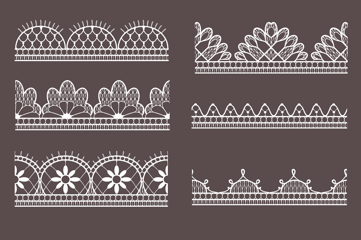 lace pattern brushes., a Pattern Graphic by Ajuga (Photo 4 of 9)