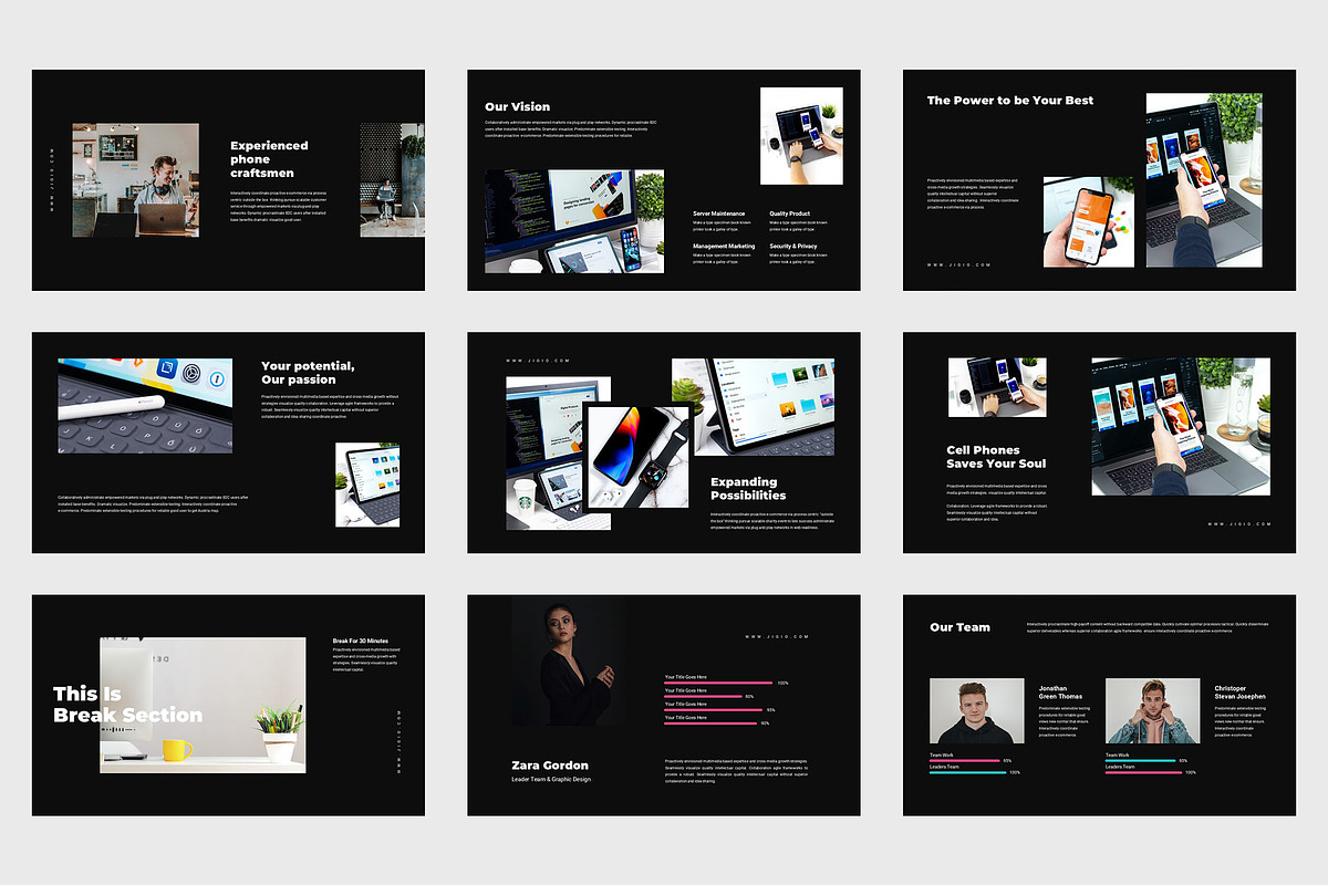 Jigio : App Showcase Keynote, a Presentation Template by Punkl Camp (Photo 7 of 9)