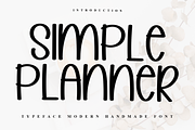Simple Planner, a Serif Font by InermediaSTUDIO (Thumbnail 1 of 7)