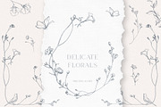Fine line flower logo elements, an Object Illustration by Sensual Art (Thumbnail 1 of 5)