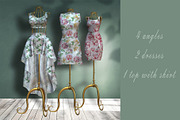 Clothing / Fashion / Dress Mockup, a Print Template by AnastasiyaOleynik (Thumbnail 2 of 4)