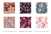 Cherry Blossom Retro Art Patterns, a Pattern Graphic by karenfoleyphoto (Thumbnail 10 of 17)