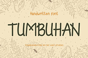 Tumbuhan - Cute Handwritten Font, a Handwritten Font by gitasetstudio (Thumbnail 1 of 6)