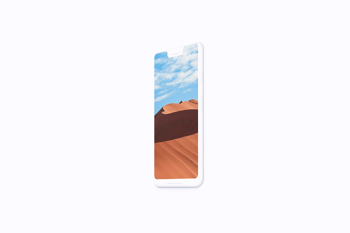 Pixel 3XL - 21 Clay Mockups - PSD, an iPhone Mockup by Asylab (Photo 34 of 73)