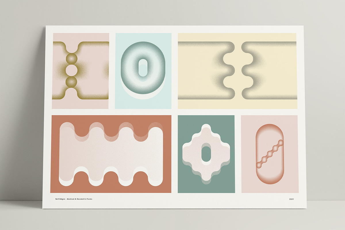 Soft Edges - Abstract Forms, an Object Graphic by Paulina Sara Design (Photo 8 of 16)