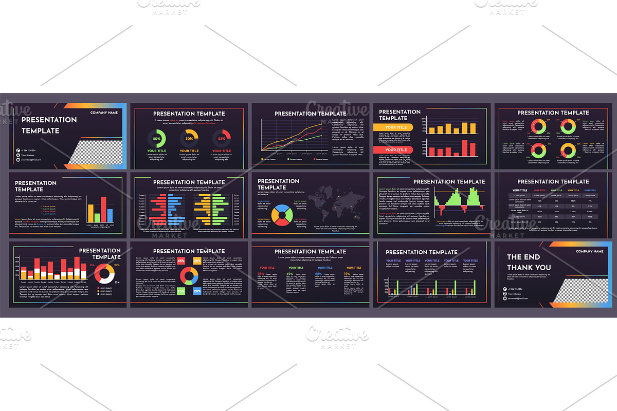 Statistical infographics, a Finance Illustration by winwin.art