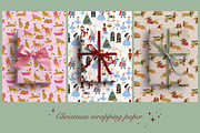 Christmas wrapping paper, a Pattern Graphic by artnLera (Thumbnail 1 of 5)