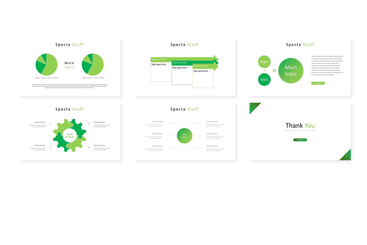 Specta - Google Slides Template, a Presentation Template by AQR Studio