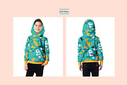 Kids Pullover Hoodie Mockup, a Hoody Mockup by Designertale (Thumbnail 4 of 7)
