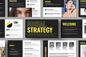 Social Media Strategy Presentation, a Presentation Template by ContestDesign