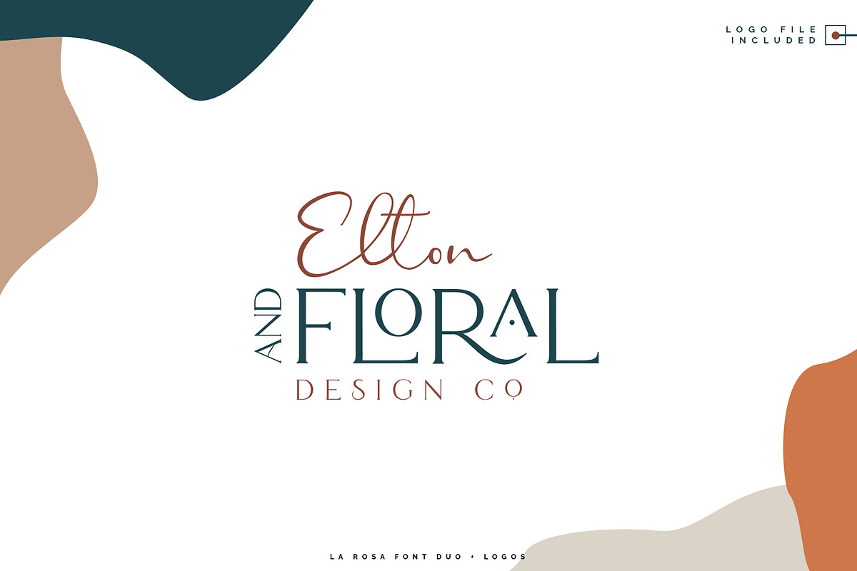 La Rosa Font Duo//Chic Logos, a Serif Font by SNIPESCIENTIST (Photo 13 of 34)