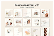 Natural Beauty Instagram Feed Canva, a Social Media Template by Cultive Creative (Thumbnail 10 of 13)