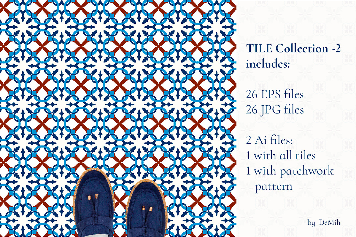 Mediterranean TILE Bundle 25+ Part3, a Pattern Graphic by DeMih (Photo 2 of 4)