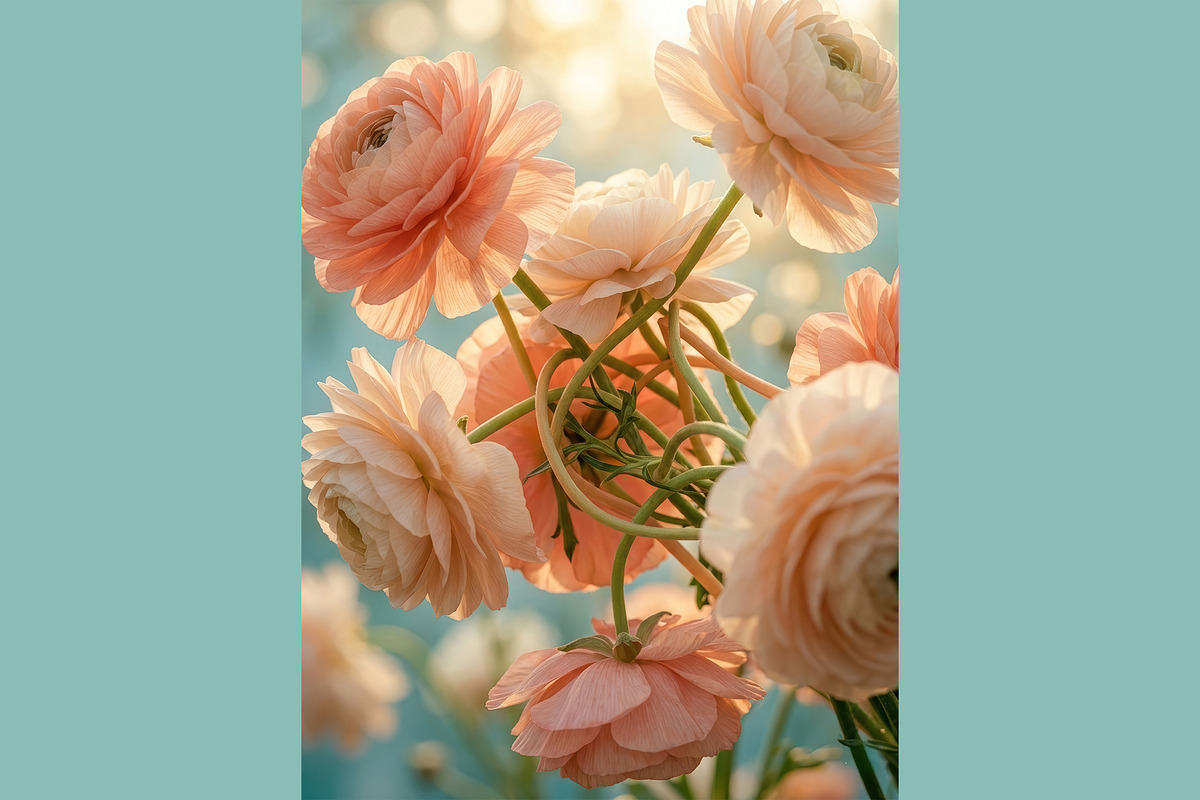 Soft Peach Floral Pack, a Decorative Illustration by StockVerse Creative (Photo 6 of 6)