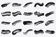 25 Oil Impasto Photoshop Brushes, a Brush Add-On by SimplDesign (Thumbnail 2 of 3)