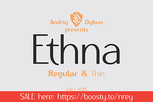 Ethna regular & thin