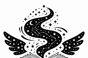 silhouette of a witch’s spellbook, an Illustration by Amazin_art (Thumbnail 9 of 20)