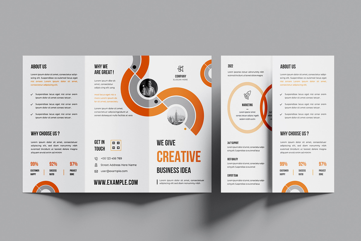 Corporate Tri Fold Brochure, a Brochure Template by MightyDesign (Photo 1 of 7)