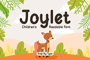 Joylet – A Playful Kids Font, a Font by Brand_Hero (Thumbnail 1 of 10)