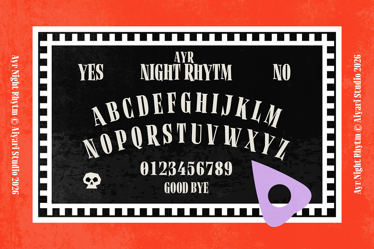 Night Rhytm, a Serif Font by Aiyari (Photo 5 of 11)