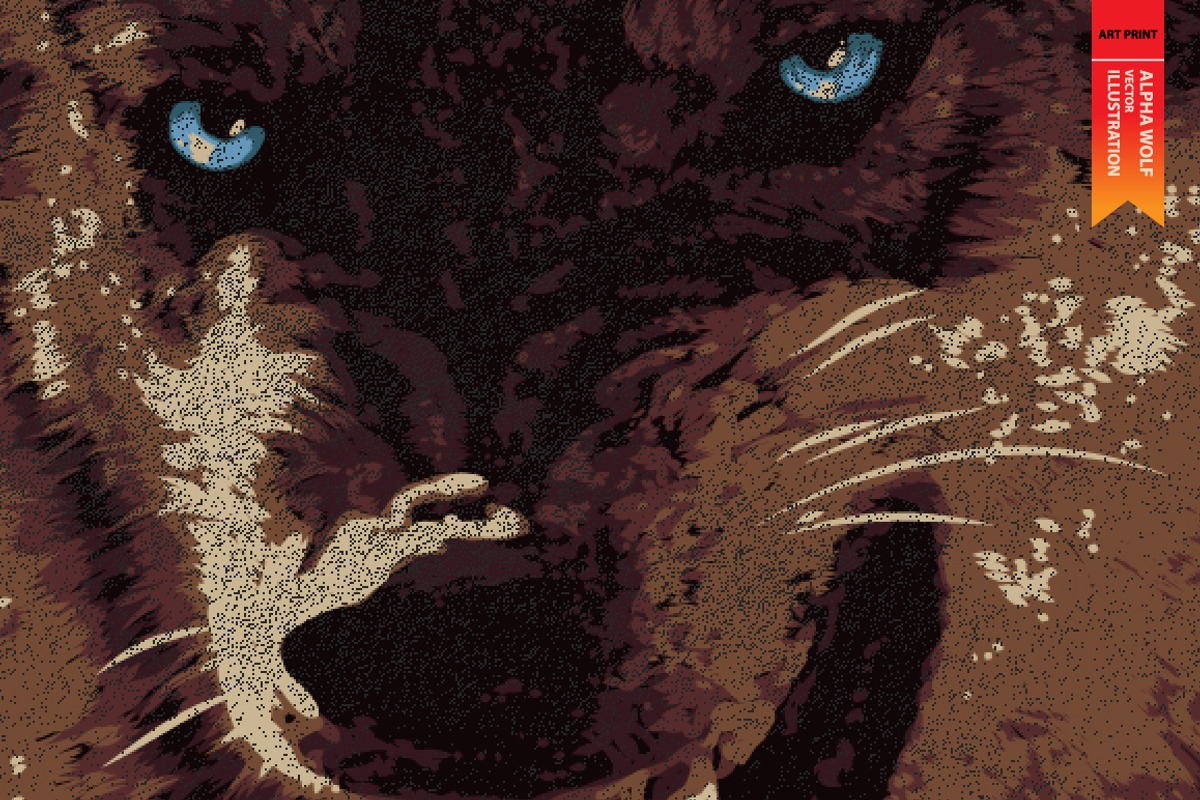 ALPHA WOLF - Vector illustration, an Animal Illustration by Artistic & Unique (Photo 5 of 12)