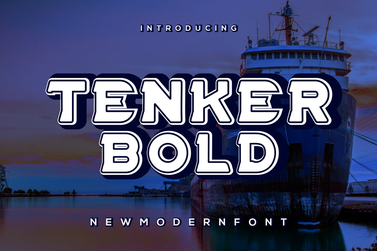 Tanker bold font, a Serif Font by VectorCraft (Photo 3 of 4)