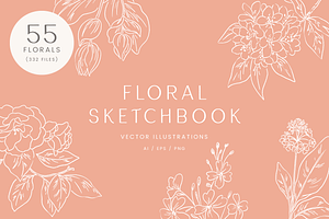 Floral Sketchbook Vectors